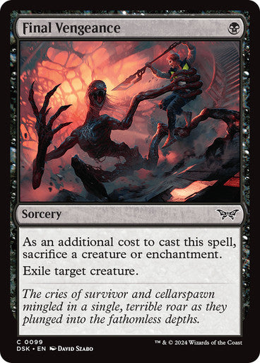 Final Vengeance [Duskmourn: House of Horror] [Foil]