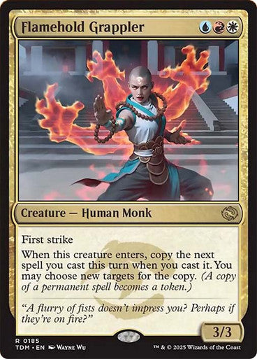 Flamehold Grappler [Tarkir: Dragonstorm] [Foil]