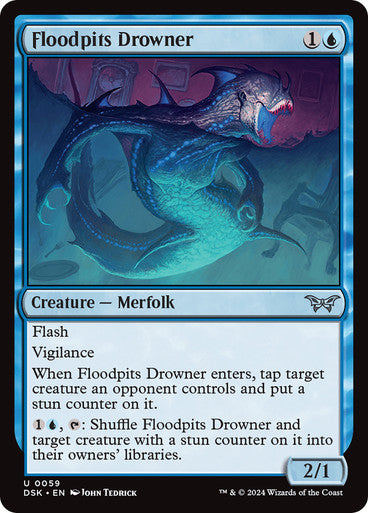 Floodpits Drowner [Duskmourn: House of Horror] [Foil]