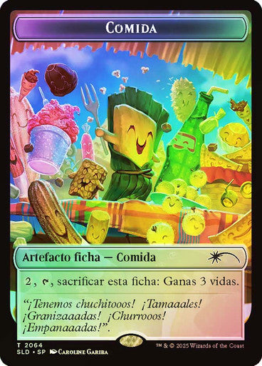 Food Token (2064) (Rainbow Foil) [Secret Lair Drop Series]