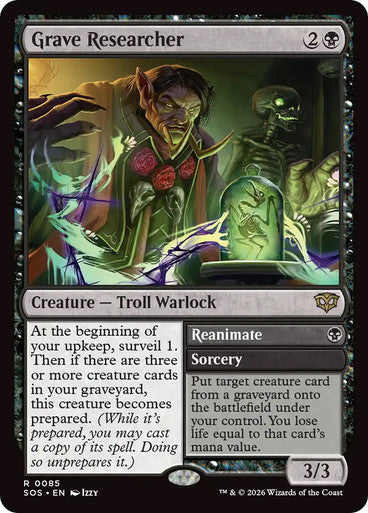 Grave Researcher [Secrets of Strixhaven] [Foil]