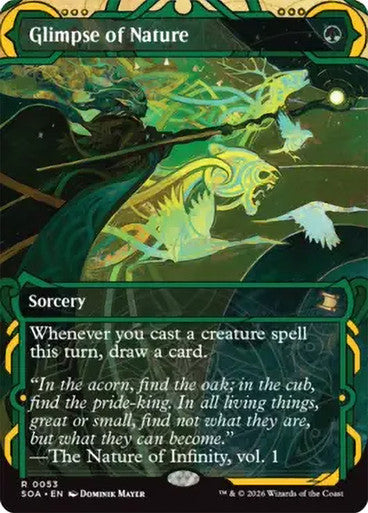 Glimpse of Nature [Secrets of Strixhaven: Mystical Archive] [Foil]