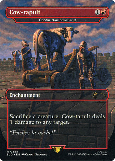 Cow-tapult - Goblin Bombardment [Secret Lair Drop Series]