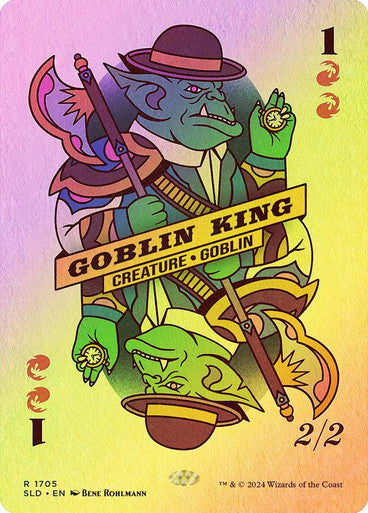 Goblin King (1705) (Rainbow Foil) [Secret Lair Drop Series]