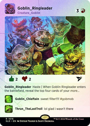 Goblin Ringleader (Rainbow Foil) [Secret Lair Drop Series]