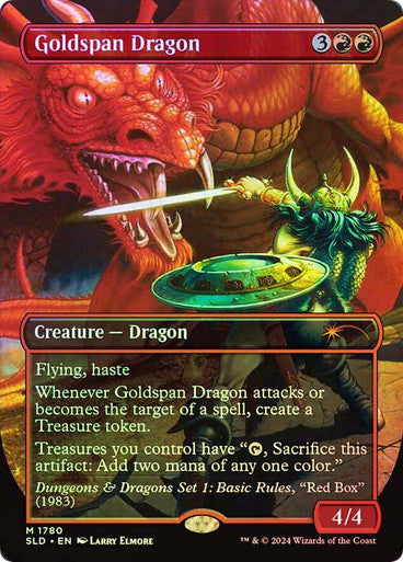 Goldspan Dragon (Rainbow Foil) [Secret Lair Drop Series]