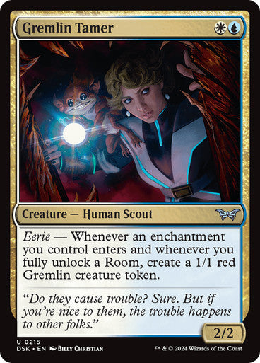 Gremlin Tamer [Duskmourn: House of Horror] [Foil]