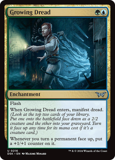 Growing Dread [Duskmourn: House of Horror] [Foil]
