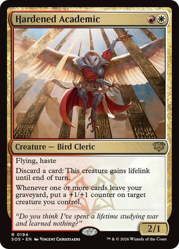 Hardened Academic [Secrets of Strixhaven]