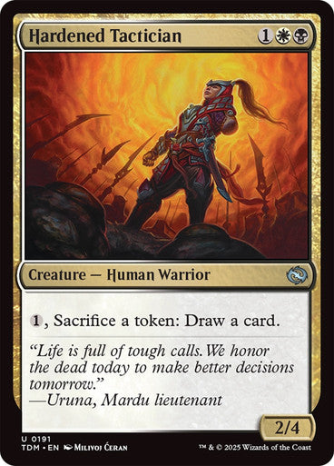 Hardened Tactician [Tarkir: Dragonstorm] [Foil]