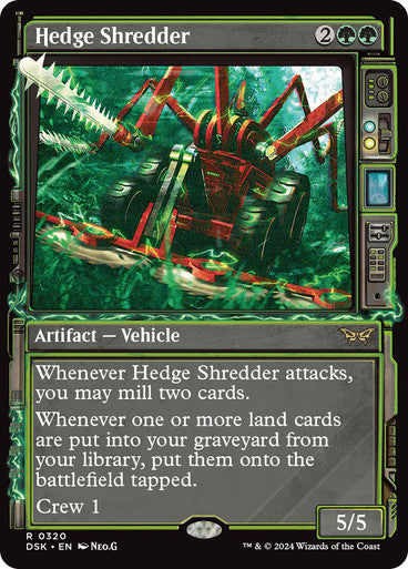 Hedge Shredder (Showcase) [Duskmourn: House of Horror] [Foil]