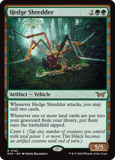 Hedge Shredder [Duskmourn: House of Horror] [Foil]