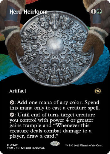 Herd Heirloom (Borderless) [Tarkir: Dragonstorm] [Foil]