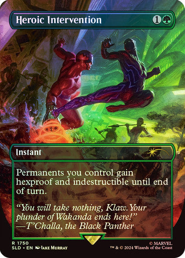 Heroic Intervention (Rainbow Foil) [Secret Lair Drop Series]