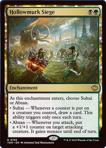 Hollowmurk Siege [Tarkir: Dragonstorm] [Foil]