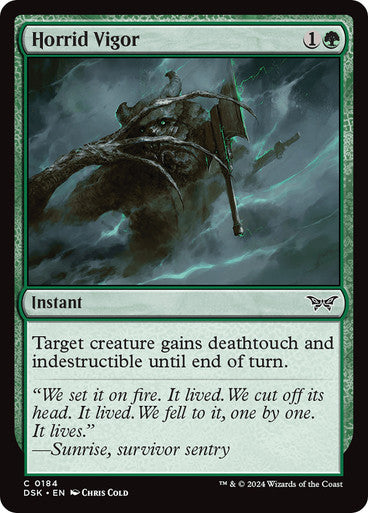 Horrid Vigor [Duskmourn: House of Horror] [Foil]