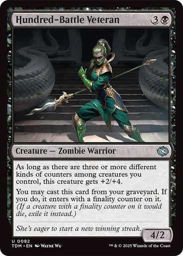 Hundred-Battle Veteran [Tarkir: Dragonstorm] [Foil]