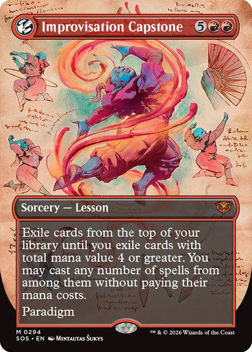 Improvisation Capstone (Extended Art) [Secrets of Strixhaven]