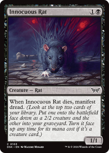 Innocuous Rat [Duskmourn: House of Horror] [Foil]