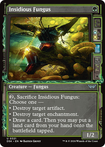 Insidious Fungus (Showcase) [Duskmourn: House of Horror] [Foil]