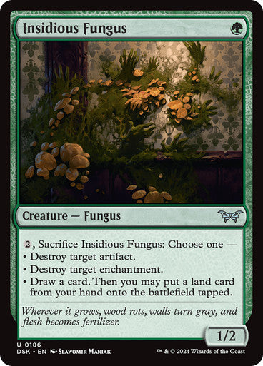 Insidious Fungus [Duskmourn: House of Horror] [Foil]
