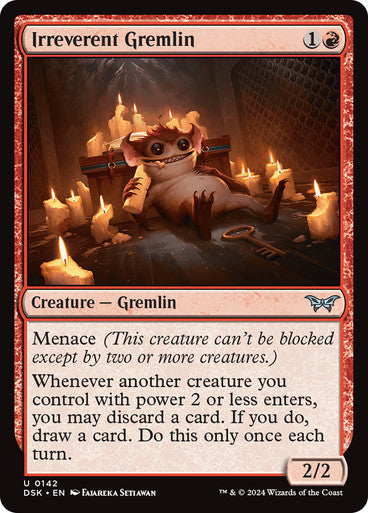 Irreverent Gremlin [Duskmourn: House of Horror] [Foil]