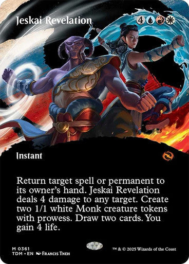 Jeskai Revelation (Borderless) [Tarkir: Dragonstorm]