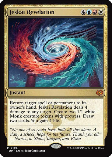 Jeskai Revelation [Tarkir: Dragonstorm] [Foil]