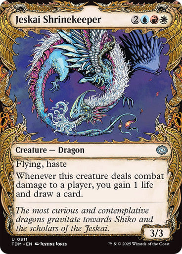 Jeskai Shrinekeeper (Showcase) [Tarkir: Dragonstorm] [Foil]