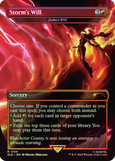 Storm's Will - Jeska's Will (Rainbow Foil) [Secret Lair Drop Series]