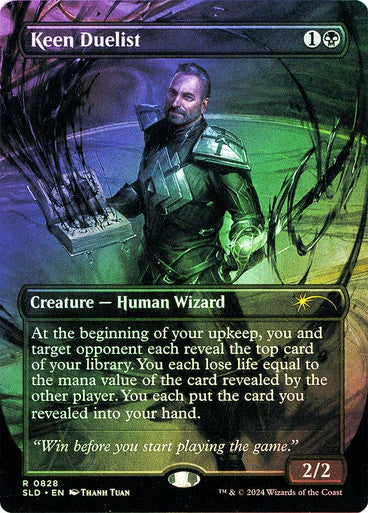 Keen Duelist (Rainbow Foil) [Secret Lair Drop Series]