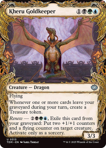 Kheru Goldkeeper (Showcase) [Tarkir: Dragonstorm] [Foil]