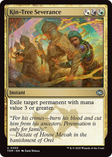 Kin-Tree Severance [Tarkir: Dragonstorm] [Foil]