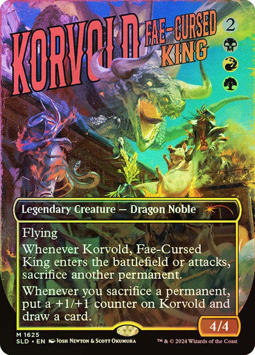 Korvold, Fae-Cursed King (Rainbow Foil) [Secret Lair Drop Series]