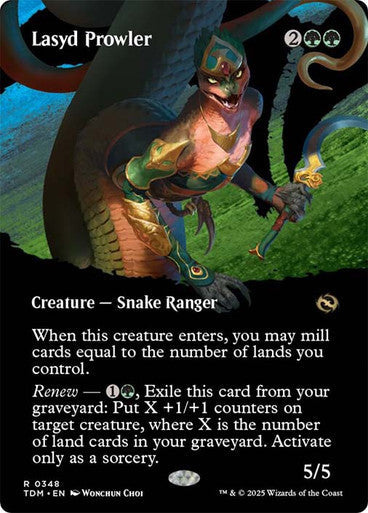 Lasyd Prowler (Borderless) [Tarkir: Dragonstorm] [Foil]
