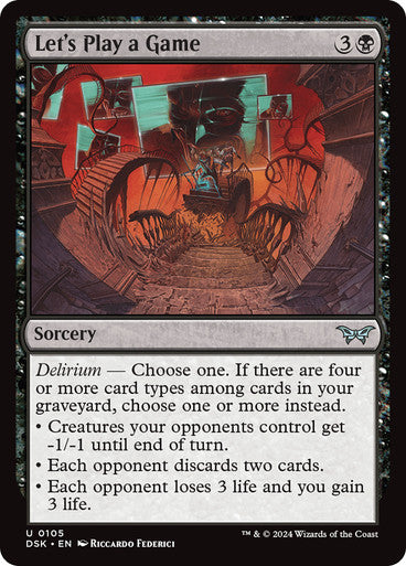 Let's Play a Game [Duskmourn: House of Horror] [Foil]