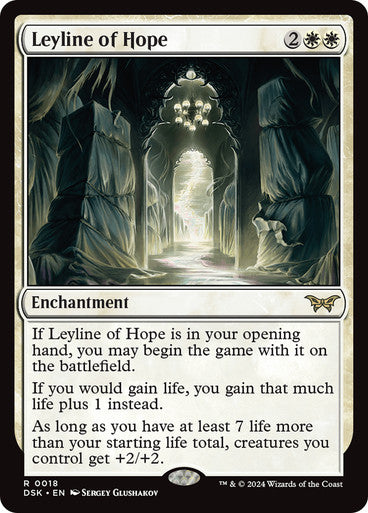 Leyline of Hope [Duskmourn: House of Horror] [Foil]