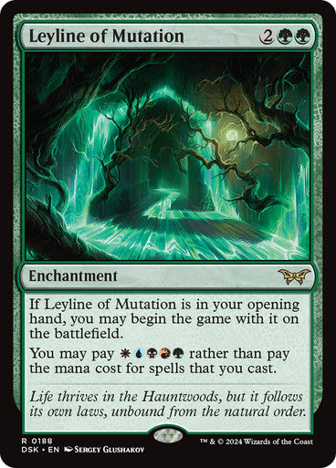 Leyline of Mutation [Duskmourn: House of Horror] [Foil]