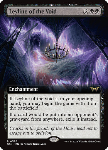 Leyline of the Void (Extended Art) [Duskmourn: House of Horror] [Foil]