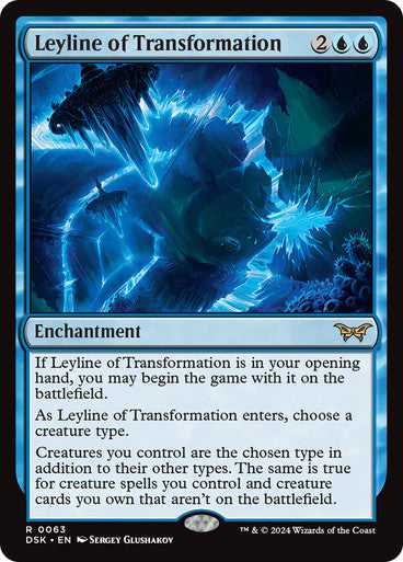 Leyline of Transformation [Duskmourn: House of Horror] [Foil]
