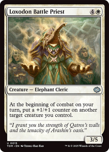 Loxodon Battle Priest [Tarkir: Dragonstorm] [Foil]