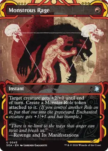 Monstrous Rage [Secrets of Strixhaven: Mystical Archive] [Foil]