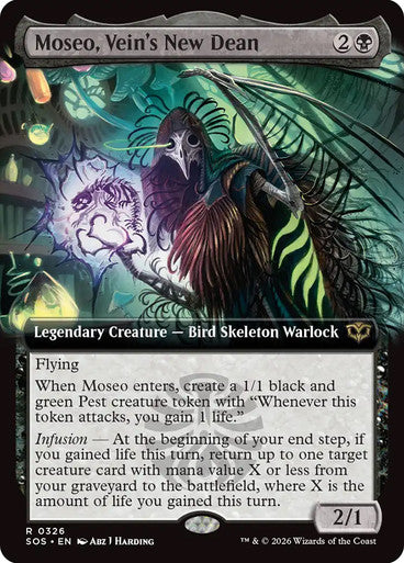 Moses, Vein’s New Dean (Extended Art) [Secrets of Strixhaven] [Foil]