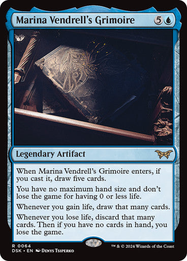 Marina Vendrell's Grimoire [Duskmourn: House of Horror] [Foil]