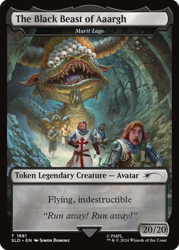 The Black Beast of Aaargh - Marit Lage Token [Secret Lair Drop Series] [Foil]