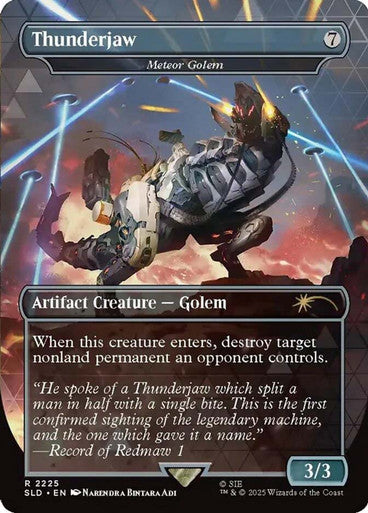Thunderjaw - Meteor Golem [Secret Lair Drop Series] [Foil]