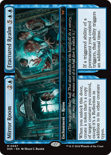 Mirror Room // Fractured Realm [Duskmourn: House of Horror] [Foil]