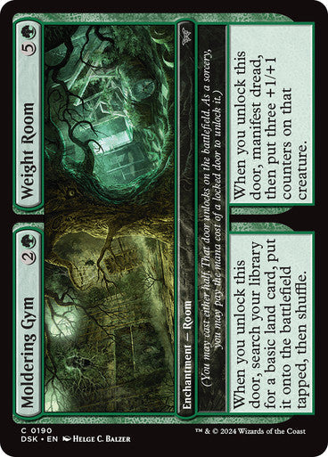 Moldering Gym // Weight Room [Duskmourn: House of Horror] [Foil]