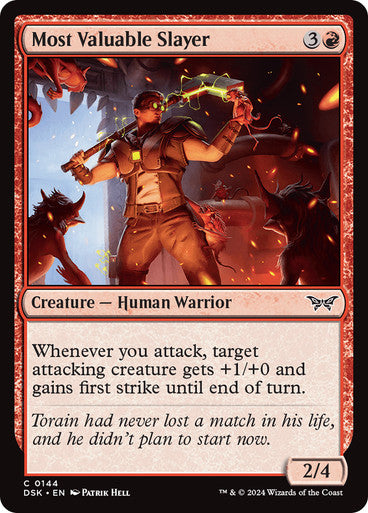 Most Valuable Slayer [Duskmourn: House of Horror] [Foil]