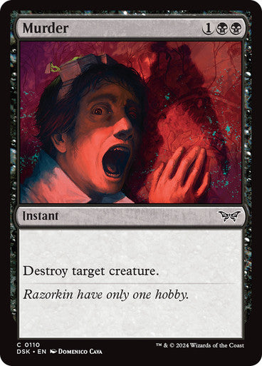 Murder [Duskmourn: House of Horror] [Foil]